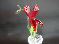 新品ウランガラスの花(その他)FT003