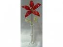 新品ウランガラスの花(小)FS012