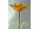 新品ウランガラスの花(小)FS035