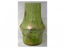 1900's Loetz ウランガラス花瓶‘Rusticanna’パターン